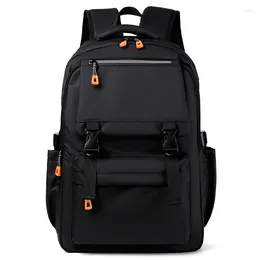 Backpack Black For Men Women 2024 16inch Laptop Bag Teenager Sport Travel Bagpacks Nylon Light Student Schoolbag Gray