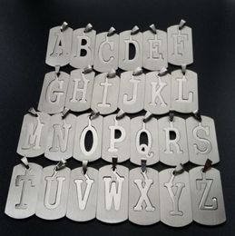 Gift Stainless Steel 26 English Alphabet Name Sign Necklace Initial Letter Symbol Detachable Double Layer Text Jewellery Pendant Nec8155296