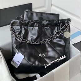 10A Quality Mirror designers Mini Bucket Bags 22 handbag shopping bag Calfskin Quilted Tote Black Purse Womens Shoulder Sier Chain Bag CC