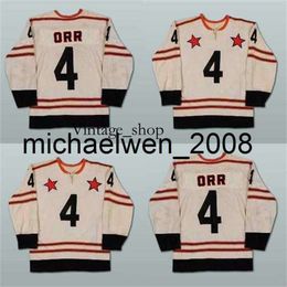 Vin Weng vintage Cheap Mens 4 Bobby Orr All Star Ice Hockey Jerseys Stitched Sewn NEW Embroidery Stitched Ice Hockey Jerseys Accept Mix Order