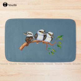 Bath Mats Kookaburras - The Cheeky Trio Mat Bathroom Rug For El Rugs