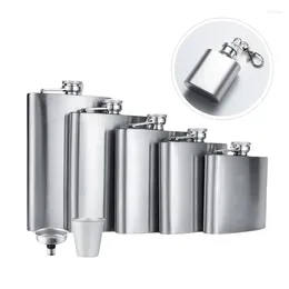 Hip Flasks 1/4/6/7/8oz Portable Stainless Steel Liquor Flask For Alcohol Bottle Whiskey Mug Wine Pot