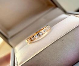 S925 silver punk band ring with sparkly diamond in 18k rose gold plated and platinum color for women engagement jewelry gift 7932170