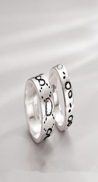 Skull Stainless Steel Band Ring Classic Women Couple Party Wedding Jewelry Men Punk Rings Size 5112728245