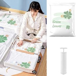 Storage Bags 1PC Vacuum Clothes Pillows Bedding Blanket Bag Space Saving Compression Seal Zipper Wardrobe Organiser