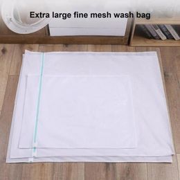 Laundry Bags Polyester Bag Pillowcase Washing Super Fine Mesh For Delicates Garments Bed Sheets Zipper Home