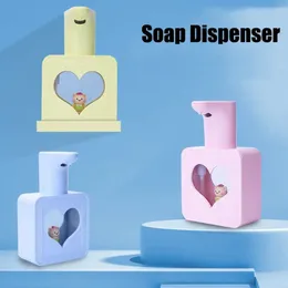 Liquid Soap Dispenser Cute Intelligent ABS Hand Sanitizer Bottle Automatic Sensing Cartoon Bear Shower Gel Split