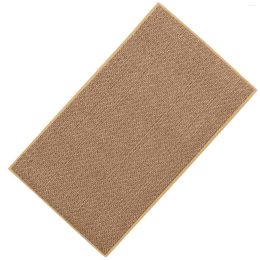 Bath Mats Washable Outdoor Rug Linen Kitchen Floor Mat Anti-Slip Washed Carpet Rubber Backing Natural Twill Jute