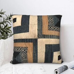 Pillow Antique African Textile Pillowcase Printed Fabric Cover Decorative Ancient Throw Case Home Zipper 18"