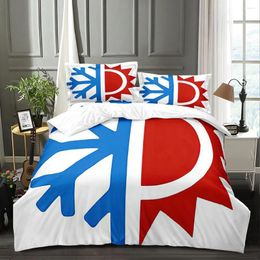 Bedding Sets Cool Summer Duvet Cover Set Geometric Patterns Comforter Microfiber Soft Include 1 2 Pillowcases