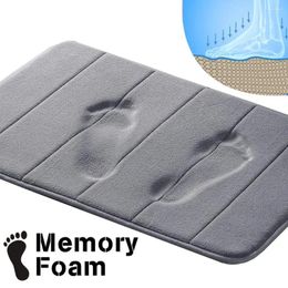 Bath Mats (CHAKME) Water Absorb Memory Foam Mat With Effect Non Slip For Bathroom Bedroom Door Using