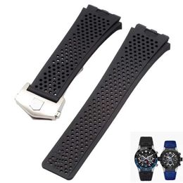 Watch Bands New 22mm concave and convex mouth suitable for strap Diving sports grade super Carlisla sile Q240510