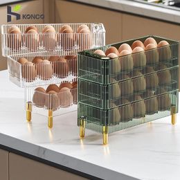 Storage Bottles Egg Box Refrigerator Side Door Organiser Home Food Containers Kitchen Rack Tray