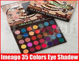 IMEAGO Creations Eye Makeup Matte Eyeshadow Palette 35 colors Preseed Pigment Smoky Eye Shadow Palette9850423