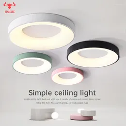 Ceiling Lights DVLIIL Nordic Modern LED Round Lamp Kitchen Living Room Bedroom Lighting Fixtures Home Decoration Light