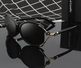 Sunglasses Polarized Women Outdoor Glasses With Flower Decoration Metal Frame Eyeglasses Brand Designer Fashion Eyewear UV4001014862