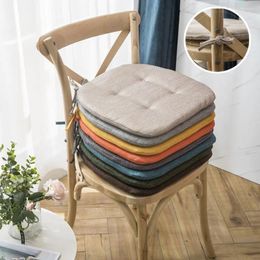 Pillow Non-slip Chair Fabric Ins Nordic Solid Color Student Classroom Living Room Breathable Four Seasons Sitting