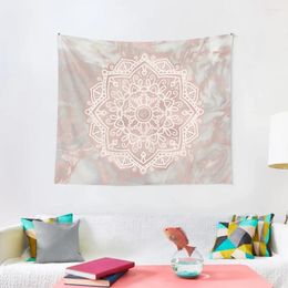 Tapestries Rose Gold Mandala - French Polished Marble Tapestry Decoration Home Decor