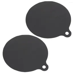 Table Mats 2 Pcs Induction Cookware Insulation Pads Silicone Mat For Air Fryer Basket Round Kitchen Gadgets Pot Holders