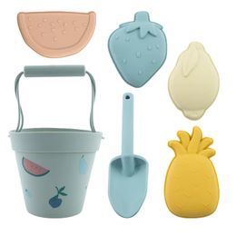 Beach Toy Sand Bucket Pool Beach Set Play Sand Outdoor Play Child Soft Rubber Summer Play Beach Toys for Children Kid 240509