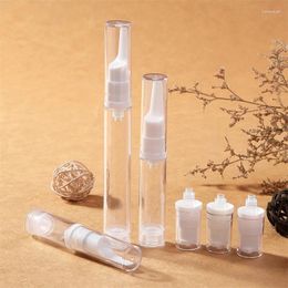 Storage Bottles 5/10/15ml Liquid Foundation Travel Bottle Mini Cosmetic Sample Repackaging Tools Airless Pump Portable Makeup