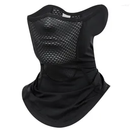 Cycling Caps Nylon Ice Silk Hood Riding Mask Men's Summer Sun Protection Neck Scarf Windproof Face Motorcycle Equipment