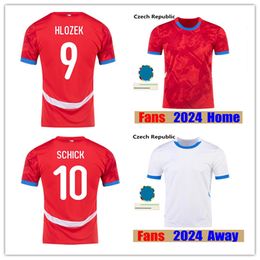 2024 Czech Republic Soccer Jerseys National Team Home Red Away Football Shirts NEDVED NOVOTNY POBORSKY CHYTIL SCHICK HLOZEK SOUCEK SADILEK shirt