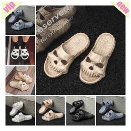EVA hole shoes with a feeling of stepping on Faeces thick soled sandals summer beach men's shoes toe wrap breathable sandals 2024 cool ultra white black Breathable Home