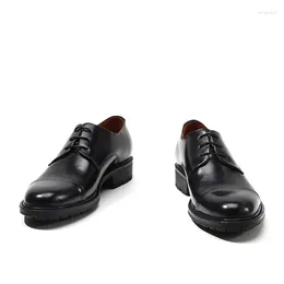 Casual Shoes BRAND OXFORD FOR MEN'S OFFICE WEDDING LACE UP Derby POINTED TOE FORMAL MEN LEATHER