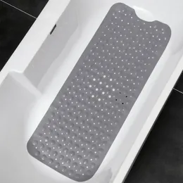 Bath Mats Soft Large Non-slip Cup Bathroom Anti-skid Mat Shower Suction Carpet 100 40cm Rectangle Bathtub Size Massage