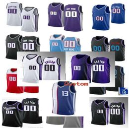 Basketball Jerseys DeAaron Fox Domantas Sabonis Malik Monk Keegan Murray Harrison Barnes Kevin Huerter Trey Lyles Sasha Vezenkov Davion Mitchell JaVale McGee