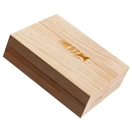 Dinnerware Japanese Ingredients Wooden Box Portable Dessert Containers With Lids Bento Case Tray Lunch For Boxes Meal