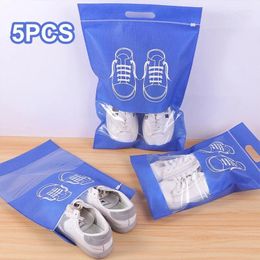 Storage Bags 1/5PCS Shoe Bag Organiser Non-woven Travel Portable Zipper Waterproof Clothing Classification