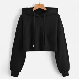 Women's Hoodies Mens Hoodie Women Casual Solid Hooded Sweatshirt Strap Split Loose Long Sleeve Crop Top Tunic Sweaters