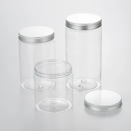 Storage Bottles 500ML 800ML 1000ML 10PCS/LOT Empty Cosmetic Container Plastic Jar Refillable Lotion Cream Bottle Kitchen Can