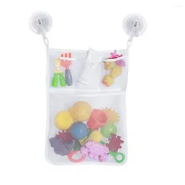 Storage Bags Lightweight 1 Set Practical Baby Bath Toy Bag Drainage Sundries Double Layers Home Supply