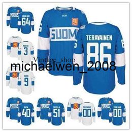 Vin Weng Finland 2016 World Cup of WCH Hockey Jerseys 6XL Men Lady Youth Mikko Koivu Teuvo Teravainen Olli Maatta 40 Tuukka Rask Pekka Rinne Granlund