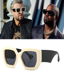 2020 new Fashion Designer Oversized Polygon Sunglasses Men Vintage Shield Cool Ins women Sun Glasses uv4008411151
