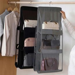 Storage Bags For Wardrobe Closet Transparent Bag Hanging Organizer Door Wall Clear Sundry Shoe With Hanger Pouch