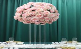 45CM Artificial Flower Table Centrepiece Wedding Decor Road Lead Bouquet DIY Wisteria Vine Flower Ball Silk Party Event2195477