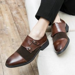 Mode Leder Männer rutschen auf Schuhe Office Mann formelle Schuhe Hochzeitsfeier Dress Schuhe Atem Fahren faule Ladungsstoffe Moccasins