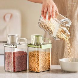 Storage Bottles Food Containers Rice Airtight Kitchen Accessories Organisation Plastic Useful Things Jars For Spices Fridge Preservation