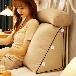 Pillow Bedroom Reading Orthopedic S Pillows Car Seat Lumbar Sofa Office Bed Backrest Coussin Chaise Home Decoration