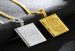 Necklace Brand Large DIY Po Box Necklaces For WomenGirl Pendant Muslim Islamic Jewelry Gift9998360