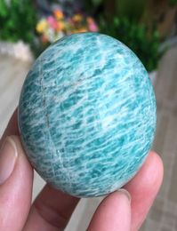 Natural Amazonite Ball Quartz Crystal Gemstone Power Sphere Orb Amazon stone reiki Healing for home decoration3116084