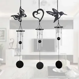 Decorative Figurines 1PC Metal Multi-tube Wind Chime Home Decoration Ornaments Wedding Birthday Hanging Pendant Gift