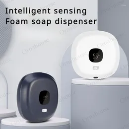 Liquid Soap Dispenser Automatic Foam Mobile Phone Washing Household Wall Mounted Touch Free Infrared Induction