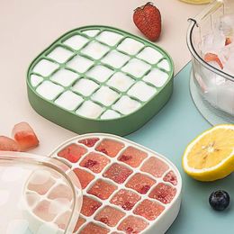 Baking Moulds Unique Pattern Ice Tray Food-grade Silicone Dual Layer With Lid For Coffee Whiskey Freezer