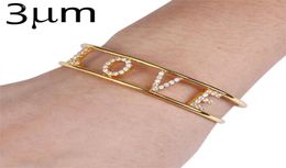 3UMeter Crystal Hollow Name Bangl Bar Bracelet Custom Name Personalised Bracelets for Etsy Friend Gifts Drop 4298047
