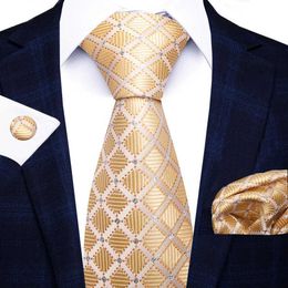 Neck Tie Set Silk Tie For Men Luxurious Hot sale Tie Pocket Squares Cufflink Set Necktie Clothing accessories Polka dot Memorial Day